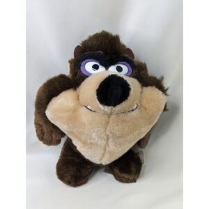 Mighty Star Tasmanian Devil Taz Plush 8 Inch 1993 24K Co Stuffed Animal Toy